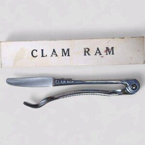 CLAM RAM Vintage Oyster Crab Shellfish Opener Shucker Tool Utensil Original Box